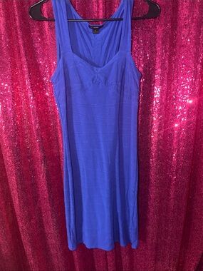 Blue Sleeveless Soprano Knit Dress